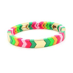 Load image into Gallery viewer, Macaron Pastel Arrow Beads Bracelet S5P042