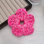 Load image into Gallery viewer, Satin Heart Silhouette Ponytail Hair Tie  S5P434