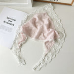 Load image into Gallery viewer, Lace Triangle Head Scarf French Wrap Women N6H134
