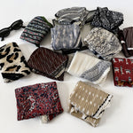 Load image into Gallery viewer, Crinkled Herringbone Scarf 70cm Square Women N6G221