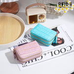 Load image into Gallery viewer, Crocodile Texture RFID Card Holder Zip Around Wallet N6G094