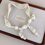 Load image into Gallery viewer, Womens Brown Leopard Print Beaded Scarf Necklace N6K278