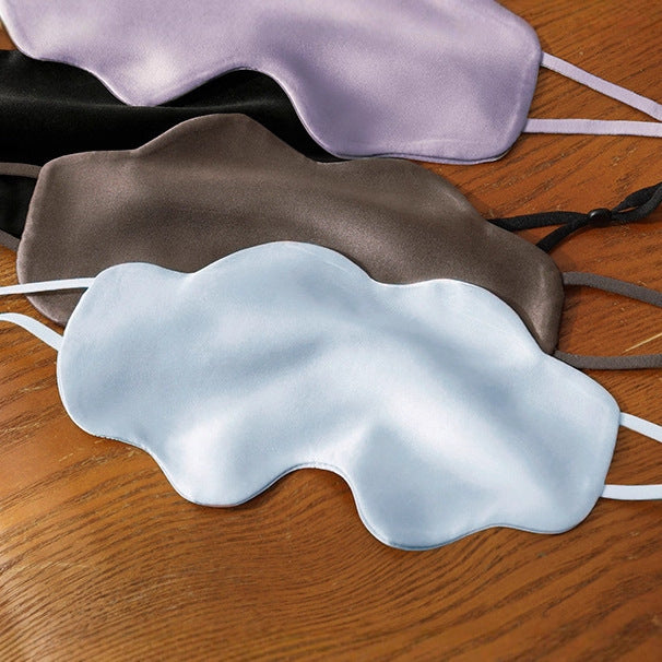 Silk Sleep Eye Mask Women Contoured Cloud Shape S5P820