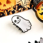 Load image into Gallery viewer, Halloween Ghost Pumpkin Acrylic Claw Clip S5P539