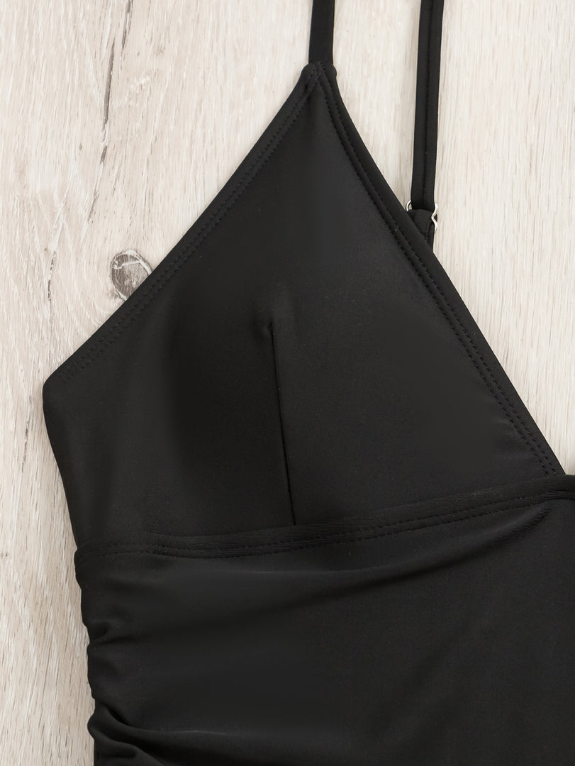 One-Piece V-Neck Swimwear Women N6C287