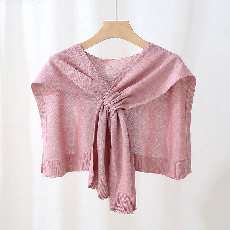 Knit Draping Shawl Lightweight M5A243