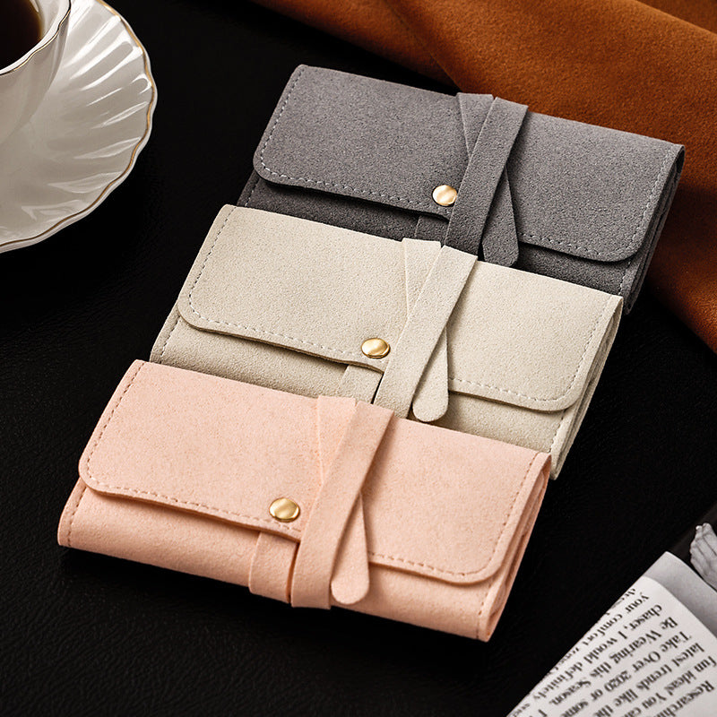 Leather Jewelry Organizer Pouch Multi Function S5P399