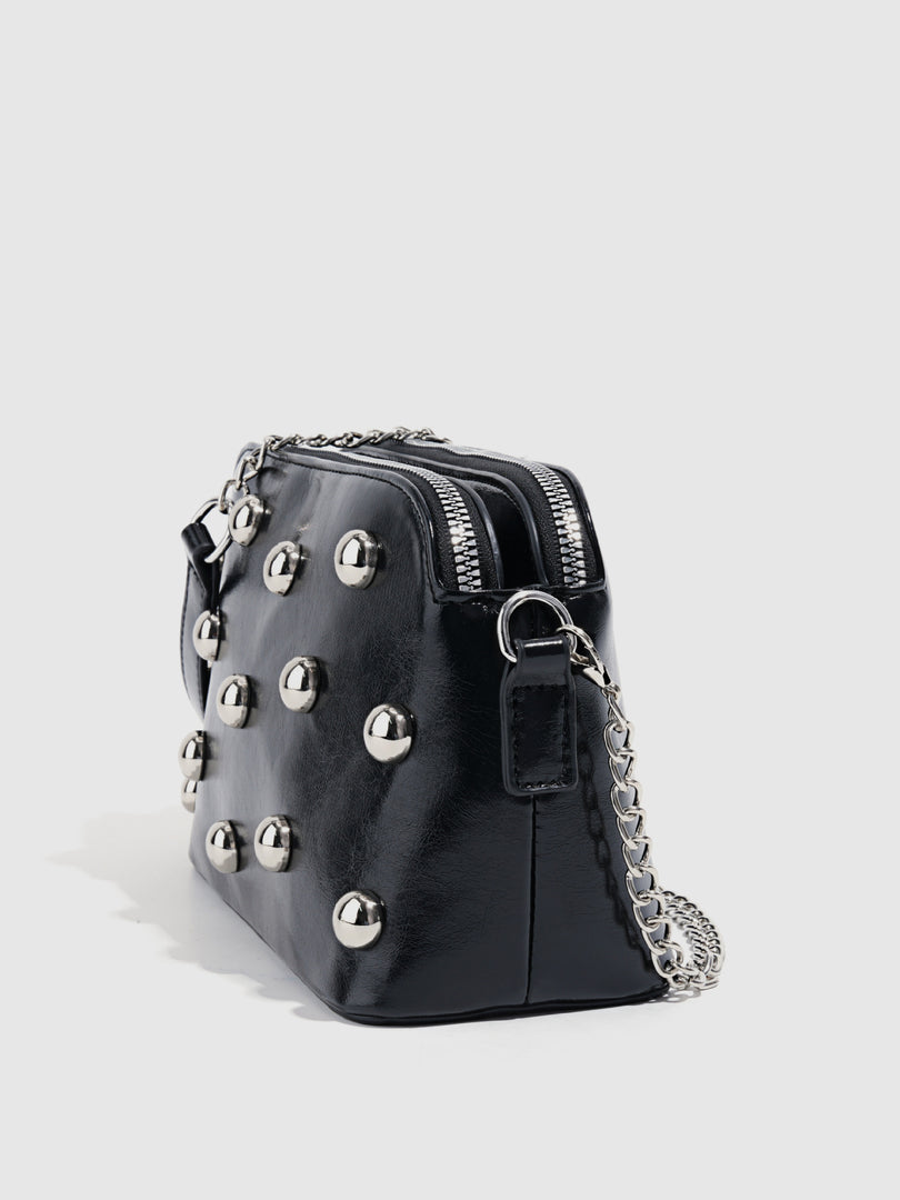 Punk Metal Rivet Crossbody Bag Women N6C031