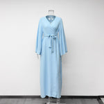 Load image into Gallery viewer, Two-Way Open Front Robe Dress Women N6C199