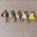 Load image into Gallery viewer, Embroidered Food Charm Bag Decor Car Keyring Gift N6G019