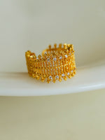 Load image into Gallery viewer, Lace Diamond Adjustable Ring Women N6C001