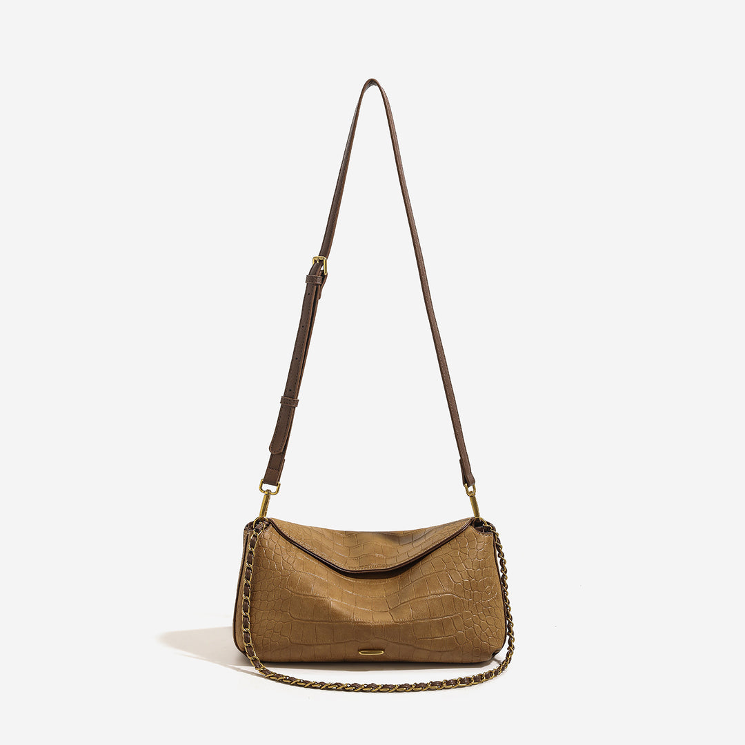 Crocodile Grain Pillow Bag Women N6C043
