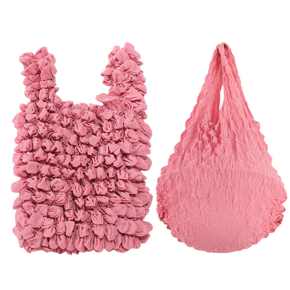 Shirred Expandable Pouch Polyester Multi Color  S5P285