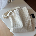 Load image into Gallery viewer, Vintage Lace Embroidered Canvas Shoulder Bag N6F173