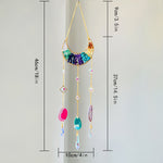 Load image into Gallery viewer, Natural Agate Crystal Moon Sun Catcher Prism N6F298