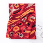 Load image into Gallery viewer, Faux Cashmere Floral Wrap  M5A147
