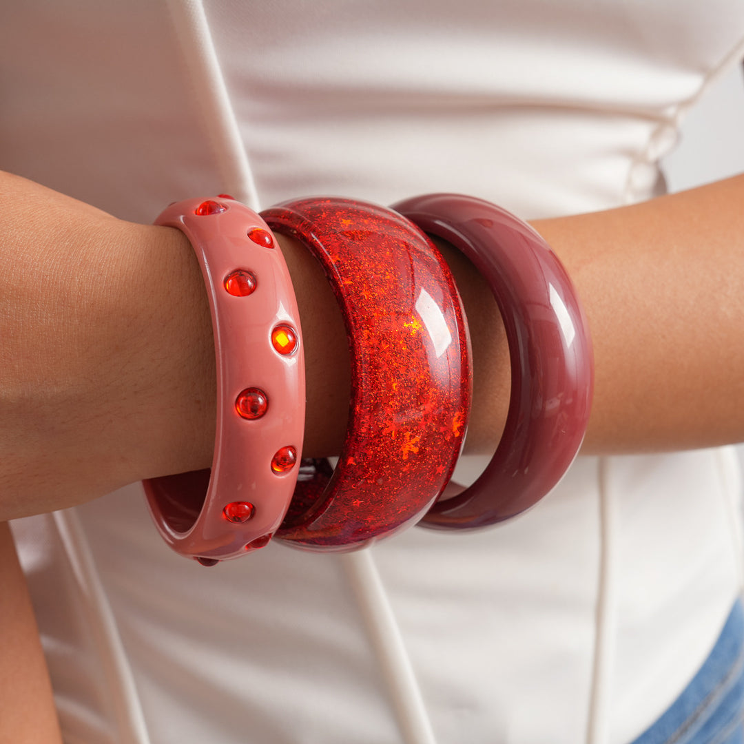 Womens Vintage Round Resin Bracelet N6K146