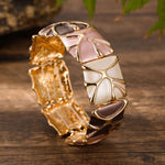 Load image into Gallery viewer, Enamel Square Geometric Line Bangle Women N6C211