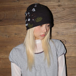 Load image into Gallery viewer, Unisex Wool Knit Rock Dog Embellished Beanie N6J111