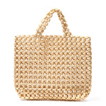 Load image into Gallery viewer, Handwoven Maple Bead Tote Solid Color Leisure Women S5P964