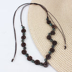 Load image into Gallery viewer, Acrylic Coconut Shell Style Necklace S5P609