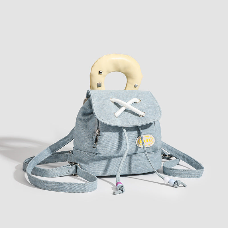 Denim Backpack Poly Cotton Blend S5P311