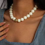 Load image into Gallery viewer, Colorful Dopamine Acrylic Round Bead Necklace N6F092