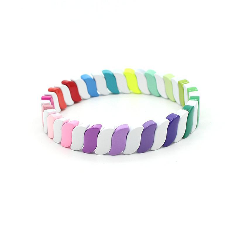 Bohemian Enamel DIY Strand Irregular Bead S5P261