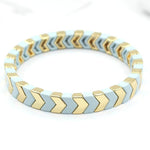 Load image into Gallery viewer, Arrow Beads Bracelet Tribal Enamel Elastic Adjustable S5P049
