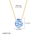 Load image into Gallery viewer, Bluewhite Ceramic Wave Set Steel Chain S5P241
