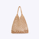 Load image into Gallery viewer, Crochet Shoulder Bag Cotton Rope Beach Tote N6F121