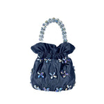Load image into Gallery viewer, Hand Beaded Acrylic Bucket Bag Drawstring Closure S5P407