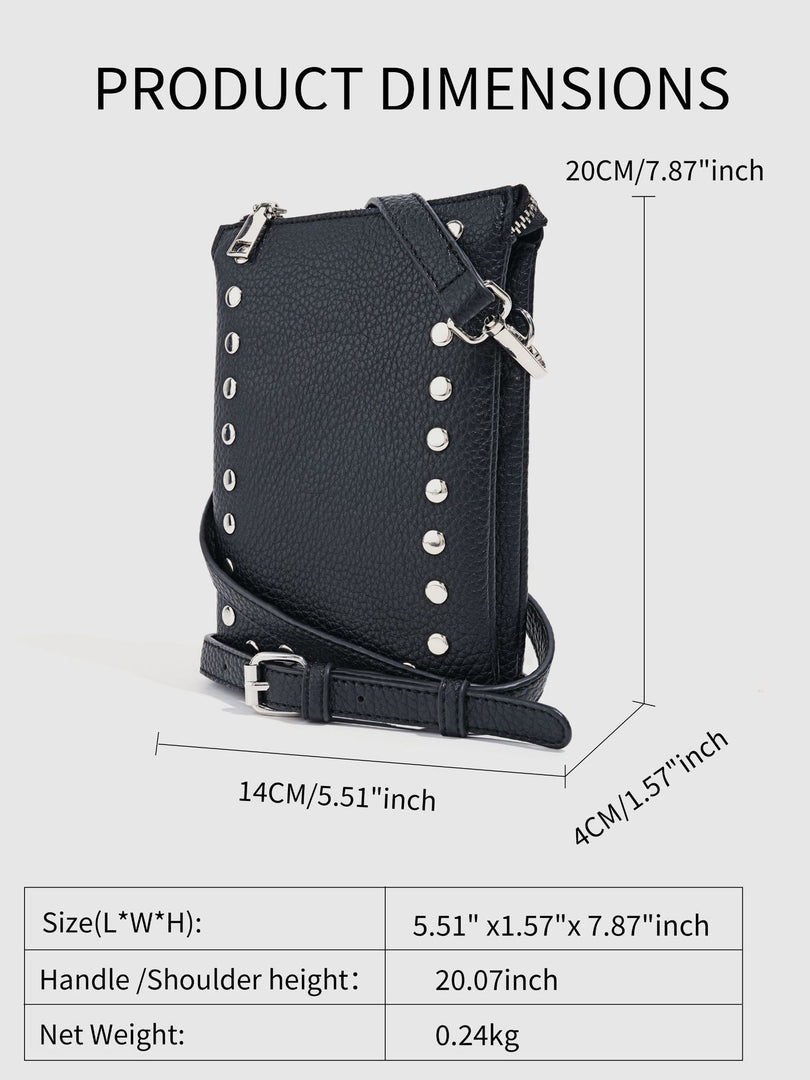 Rivet Mini Crossbody Phone Bag Women N6C030