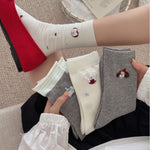 Load image into Gallery viewer, Dog Pattern Cotton Mid-Calf Socks  M5A045