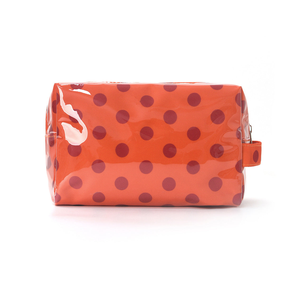 Unisex Waterproof Polka Dot PVC Cosmetic Bag N6J240