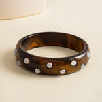 Load image into Gallery viewer, Womens Vintage Marbled Floral Resin Bracelet N6K149
