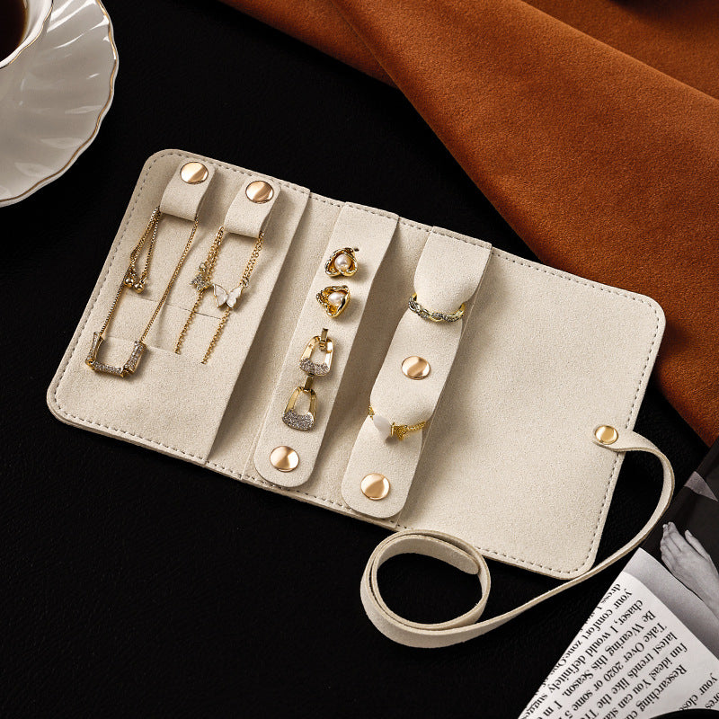 Leather Jewelry Organizer Pouch Multi Function S5P399