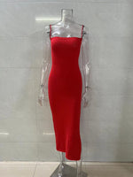 Load image into Gallery viewer, Sexy Backless Knit Beach Club Slip Dress Women N6D079