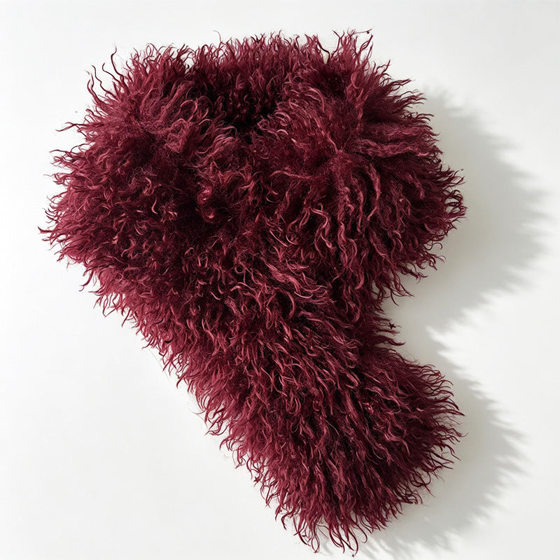 Unisex Plush Magnetic Neck Warmer Scarf NJ6128
