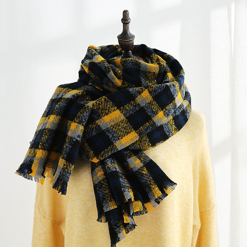 Heavyweight Thermal Shawl in Multiple Colors M5A225