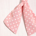 Load image into Gallery viewer, Polka Dot Fabric Bag Charm Keychain Accessory N6G114