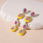 Load image into Gallery viewer, Geometric Necklace   Earrings   Alloy Hand Drop  S5P151