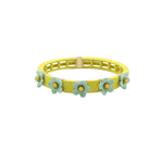 Load image into Gallery viewer, Bohemian Floral Cuff Enamel Steel Adjustable S5P076
