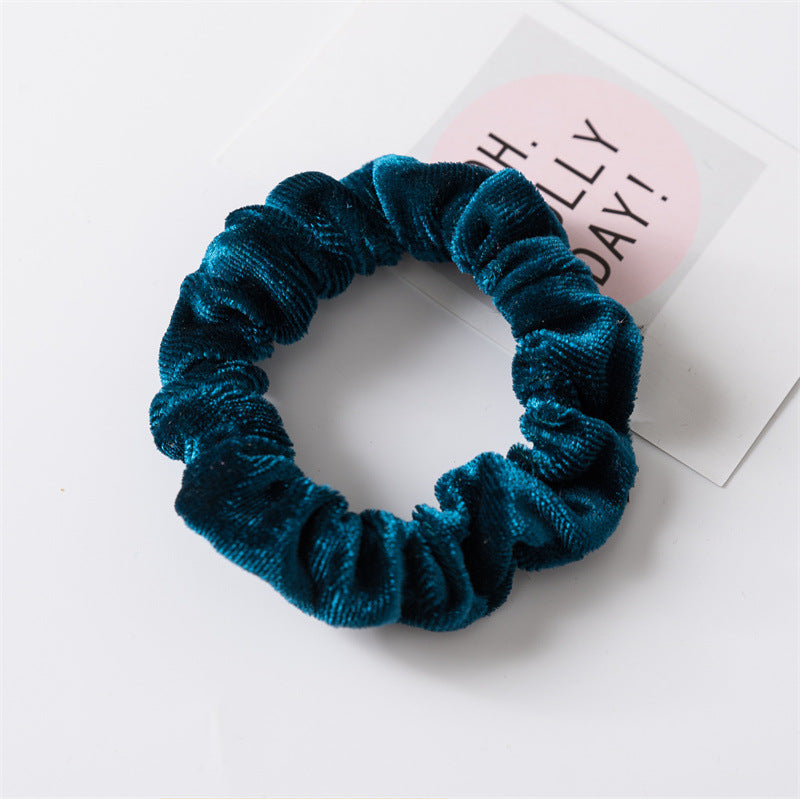 Velvet Continuous Loop Hair Tie Multi Color S5P424