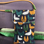 Load image into Gallery viewer, Embroidered Two Way Crossbody Phone Pouch N6B106