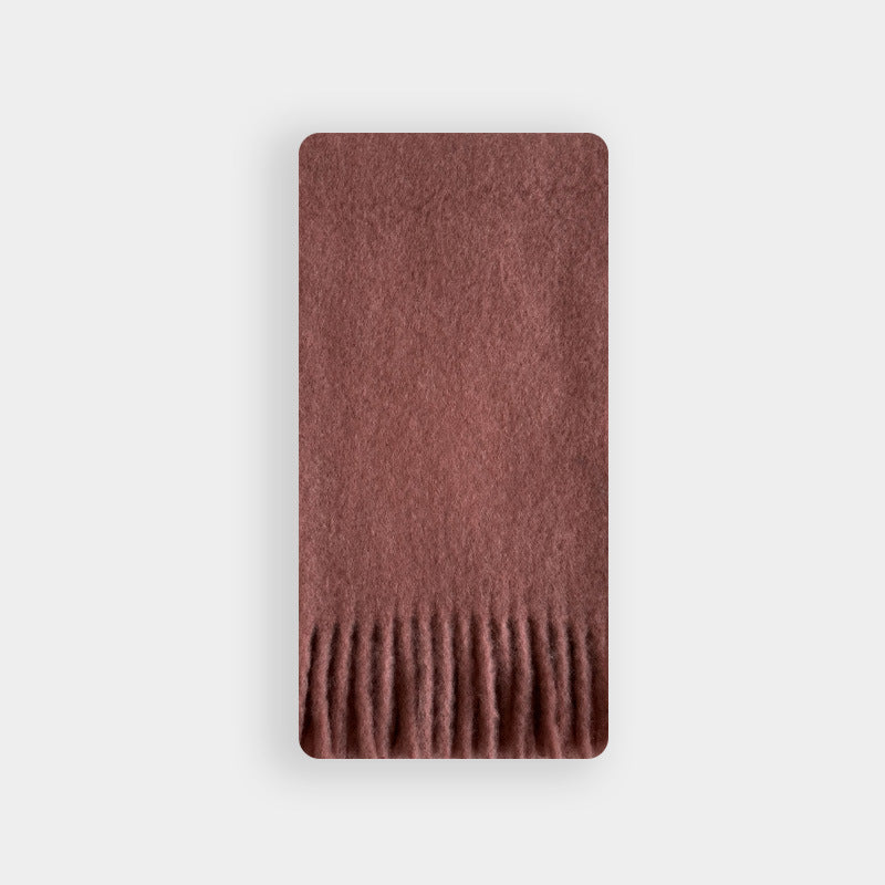 Luxury Blend Fringe Scarf  M5A139