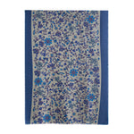 Load image into Gallery viewer, Floral Print Faux Cashmere Wrap with Fringe  M5A183