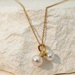 Load image into Gallery viewer, Fresh Cherry Pearl Choker Necklace Women Elegant N6H160