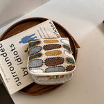 Load image into Gallery viewer, Embroidered Floral Linen Cotton Pouch Organizer S5P974