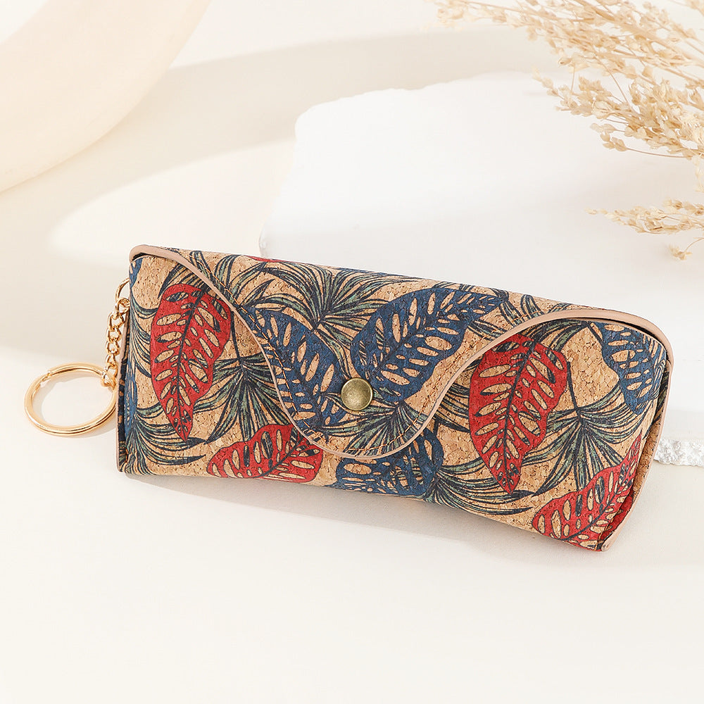 Portuguese Cork Portable Eyeglasses Case Travel N6E092